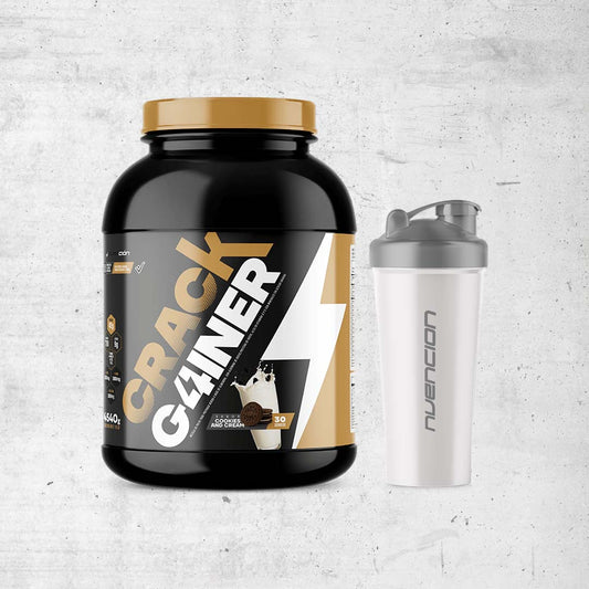 Proteína Crack Gainer + Shaker Mezclador