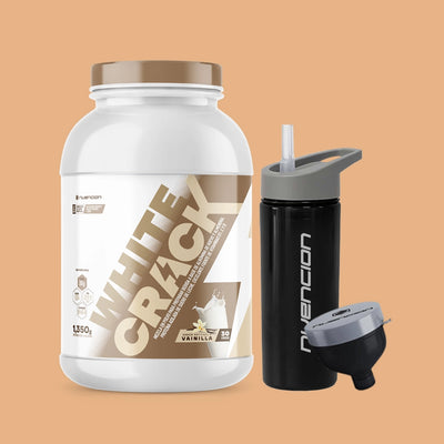 Proteína White Crack 3lb + Caramañola Pitillo Nvencion