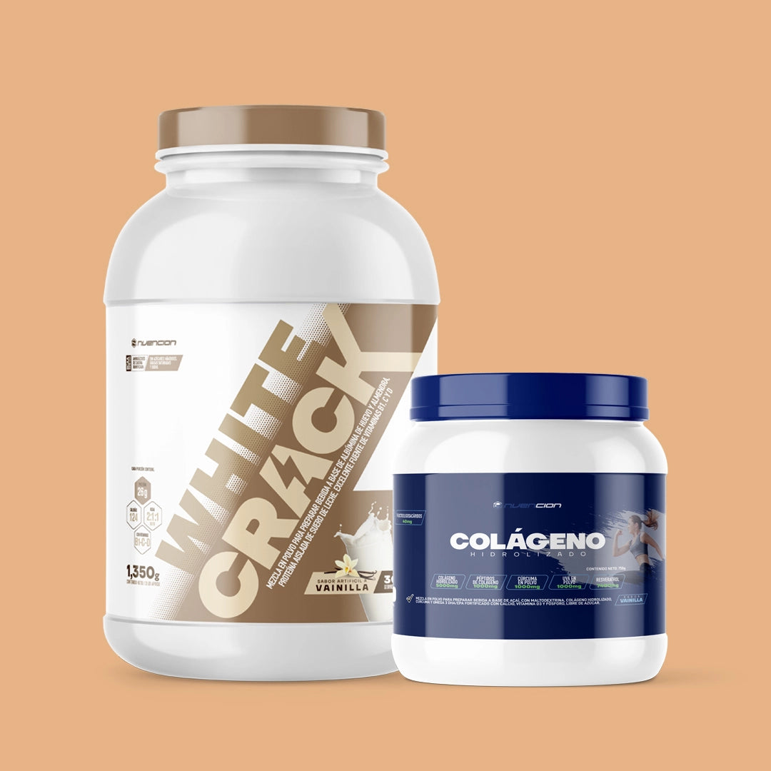 Proteína White Crack 3lb+ Colágeno Marino Nvencion